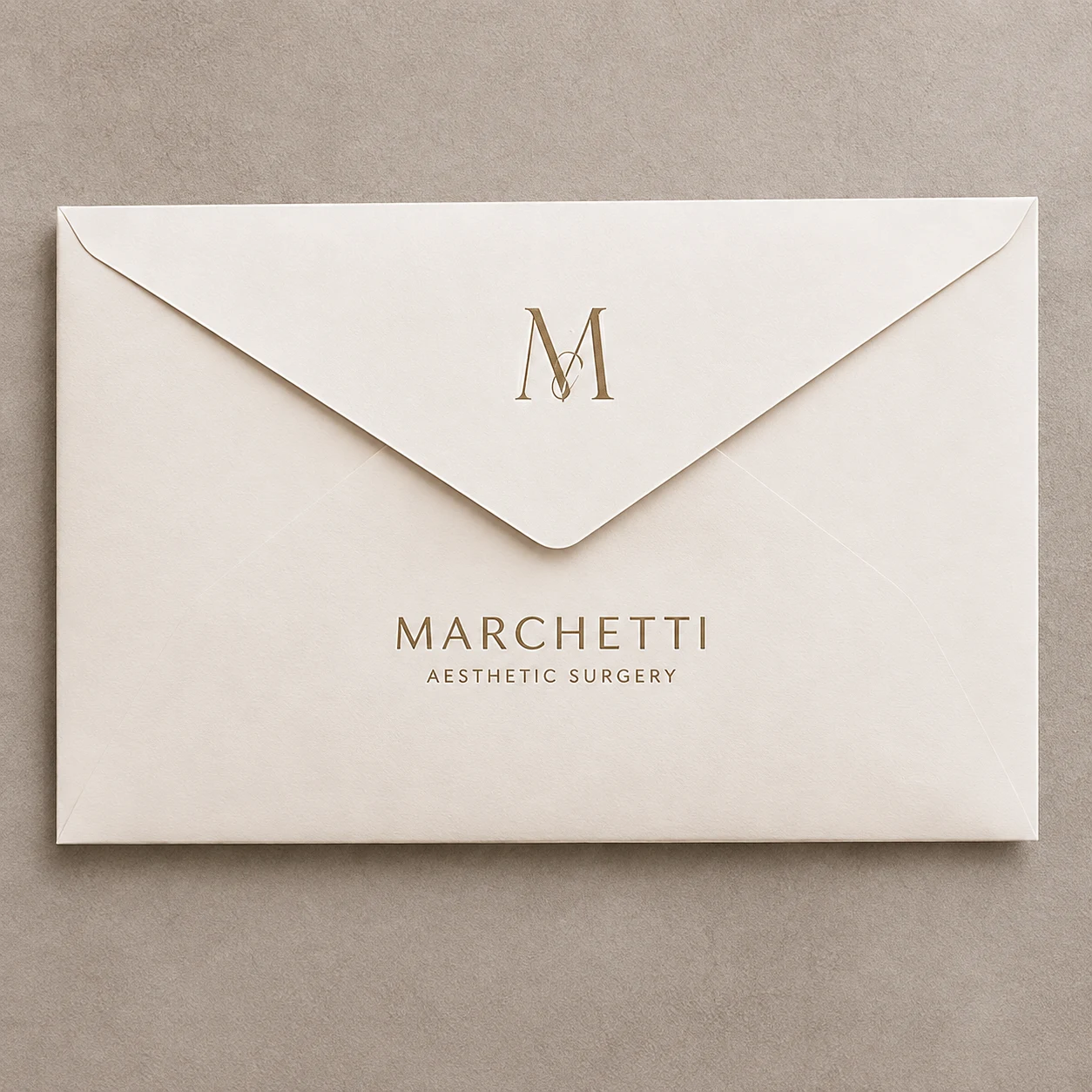 Cream envelope